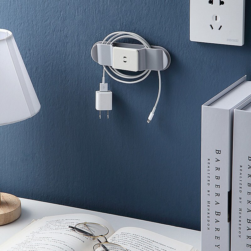 Plug Socket Holder Patch Panel Wall-Mount Socket Buckle Nail Free Traceless Rotary Plug Fixing Traceless Rotary Plug Fixing Tool