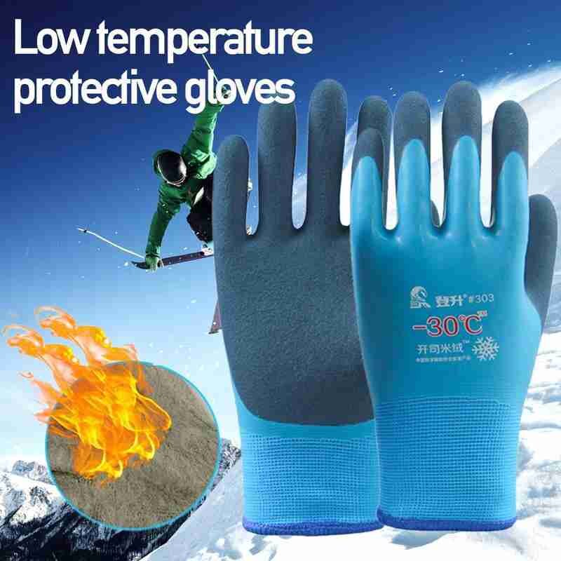 Werken Handschoenen Winter Vissen Handschoenen Duurzaam Werkhandschoenen Voor Winter Alle Rubberen Waterdichte Handschoenen