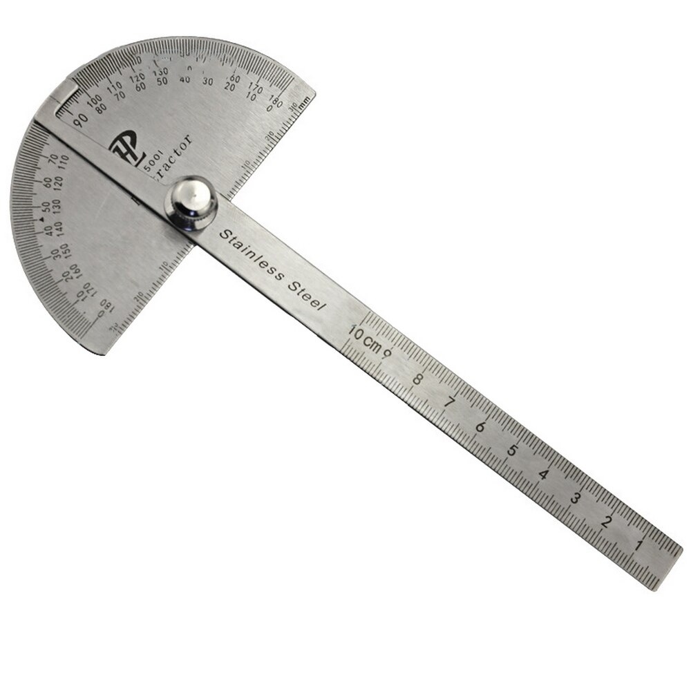 150mm 300mm Stainless Steel 180 degree Protractor Angle Finder Rotary Measuring Ruler Machinist Tool Craftsman Ruler goniometer: Green