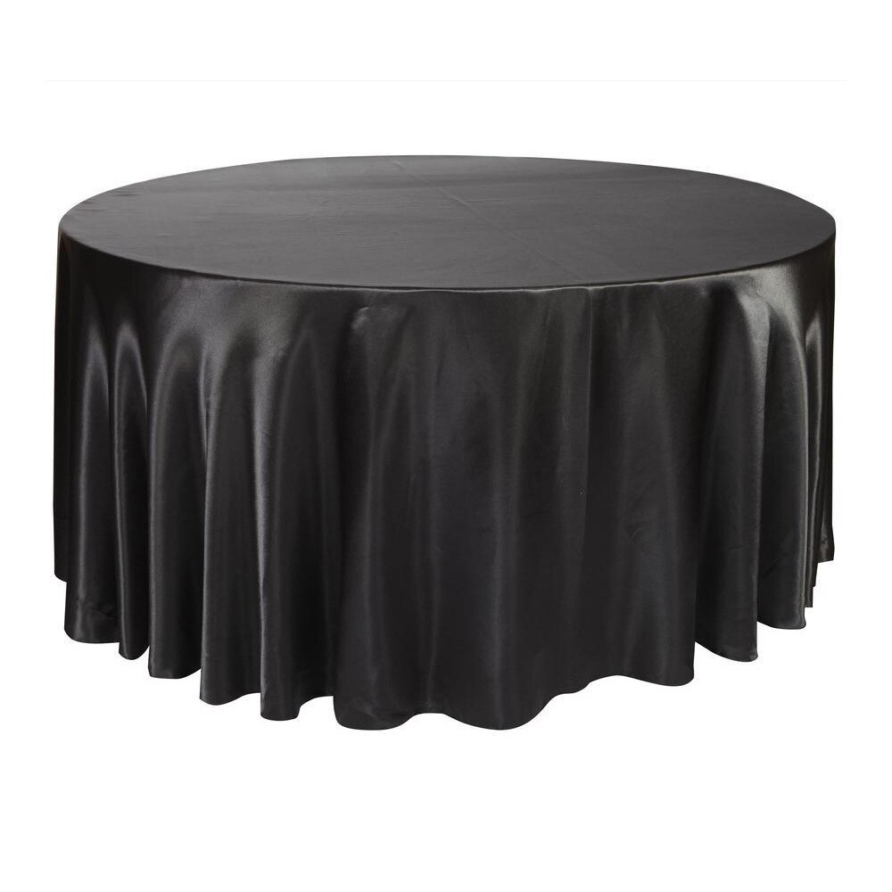57 ''145 cm Durchmesser Feste Runde Tisch Tuch Heimat Dekor Party Spielzeug Für Hochzeit Geburtstag Party 4 Farben Tisch abdeckung Tuch