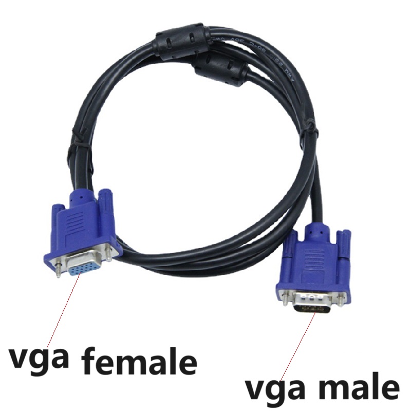 HD 15 Pin VGA Extension Cable VGA Male to female Computer Monitor Cable Video HDTV VGA computer tv display signal short cable: 10m