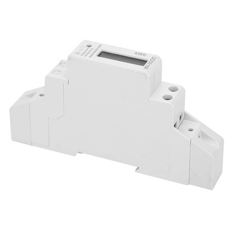 Watt-Hour Meter Smart Miniature Single-Phase Electricity LCD Display DDS5188 230V Watt-Hour Meter