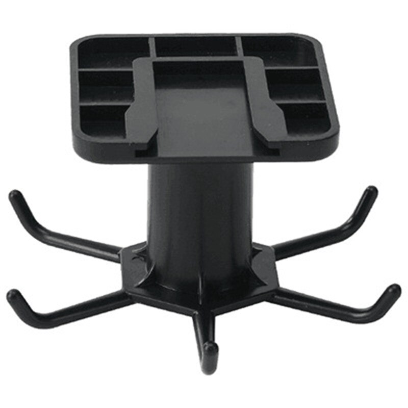 Crochet de cuisine, organisateur de salle de bain, support mural pour égouttoir à vaisselle, support pour couvercle, accessoires de cuisine, armoire de rangement, étagère: Noir