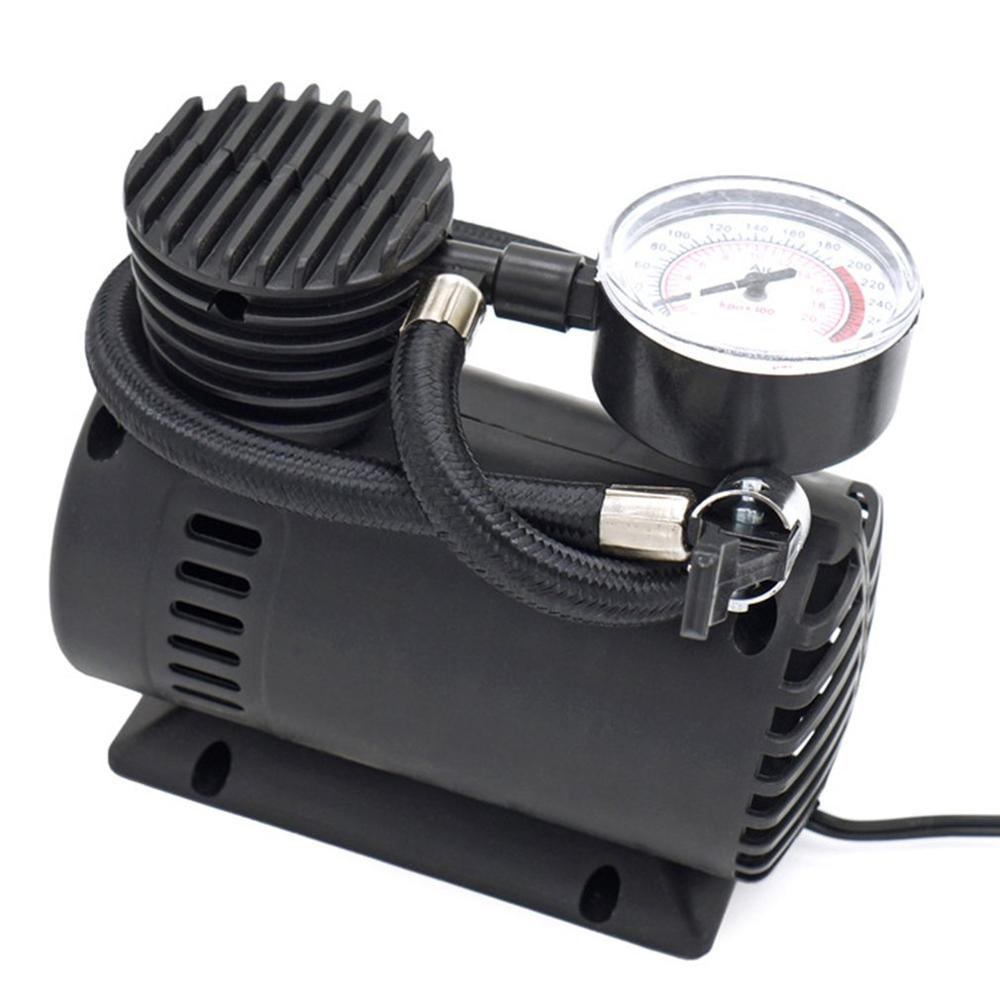 Mini Air Compressor Electric Pump ABS Automotive Durable Vehicle Air Pump 300 PSI Tire Inflator Pump DC 12V Car Parts