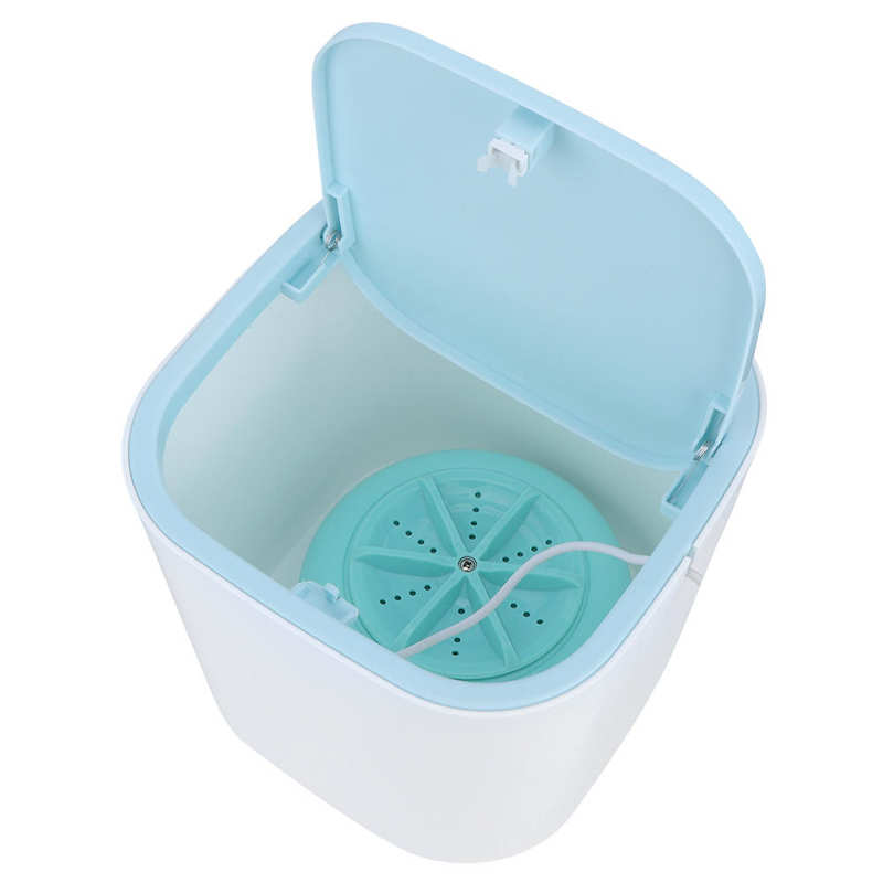Waschen Maschine 3,8 L Tabletop Waschmaschine USB angetrieben Tragbare Unterwäsche Wäsche Waschmaschine für Heimat Reise Blau Tuch waschen