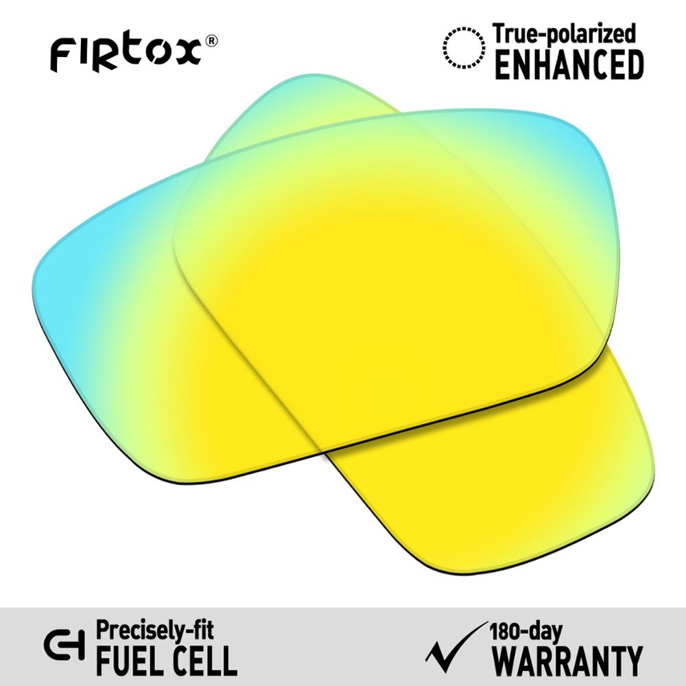 Firtox True UV400 Polarized Lenses Replacement for-Oakley Fuel cell OO9096 Sunglasses (Compatiable Lens Only) - Multiple Colors: 24K Gold