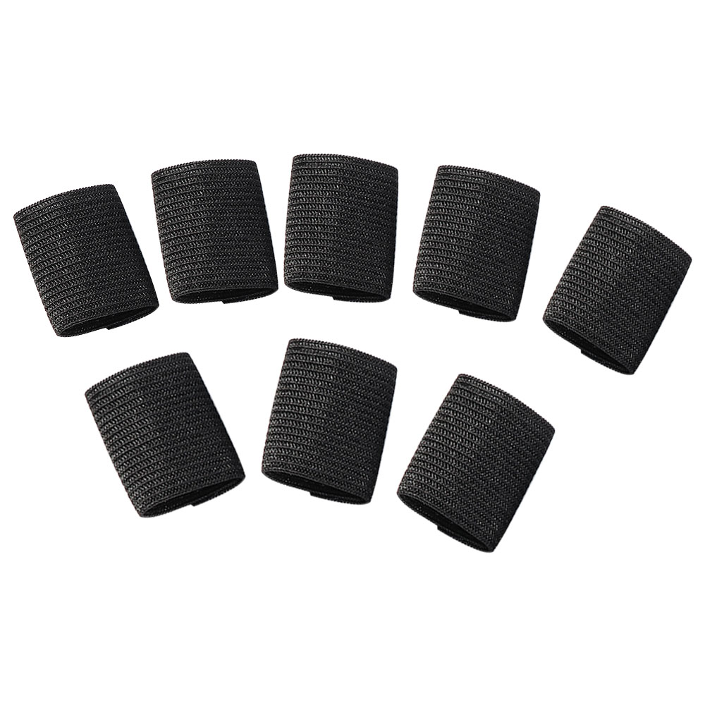 10 st stretchiga sportfingerhylsor artritstöd fingerskydd utomhus basketboll volleyboll finger skydd
