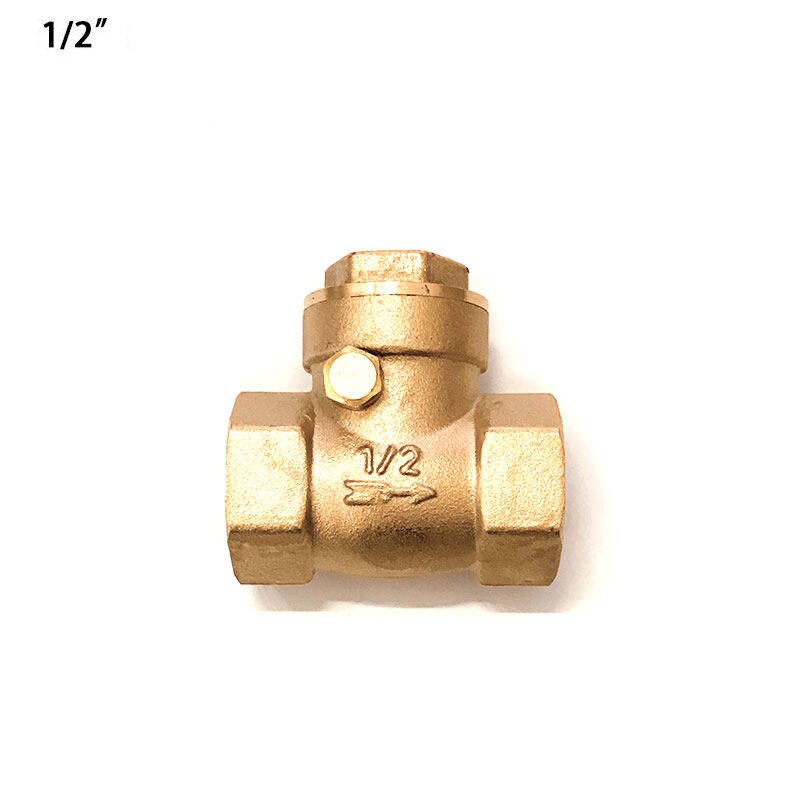 Válvula antirretorno de boca de alambre de latón Horizontal, rosca hembra de cobre completa, 1/2 &quot;, 3/4&quot;, 1 &quot;, 2&quot;