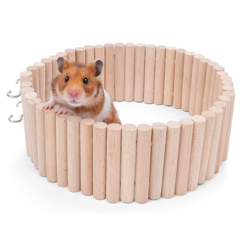 K5DC – échelle d'escalade pour Hamster, pont suspendu en bois pour cochons d'inde, Rats, hérisson, gerbilles, souris, planeur de sucre, petits animaux