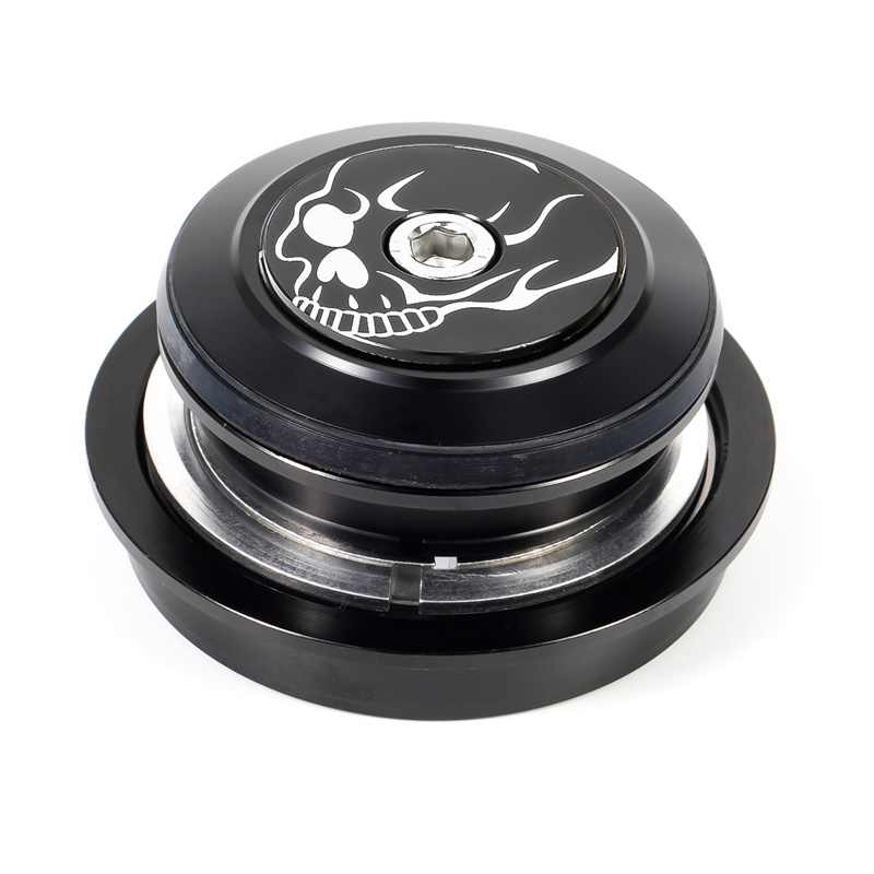 Cnc cykeltilbehør forseglet leje cykelheadset 41.8mm 52mm semi-skjult indbygget cykelheadset integreret 42mm cykeldele: Rød