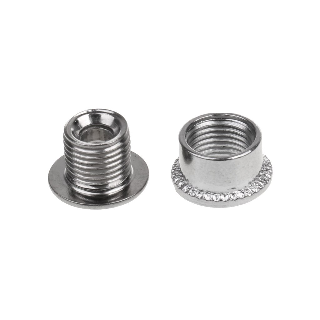 5 Pairs Steel Bike Crankset Bolts Bike Chainwheel Bolts Bike Chainring Nuts Bicycle Parts for MTB Road Bike