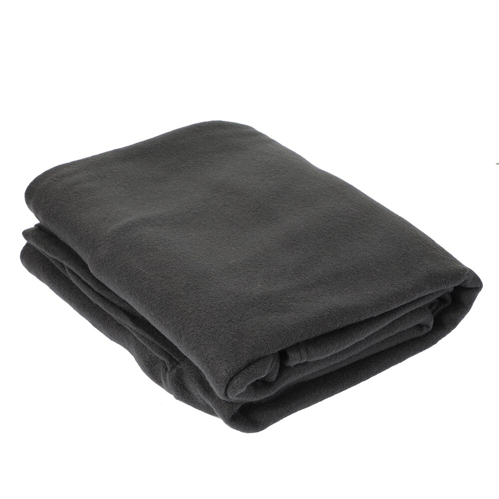 Stort knus tæppe kast med ærmer fleeceblankets snuggle varmt behageligt wrap tæppe varmt og håndfrit: Sort