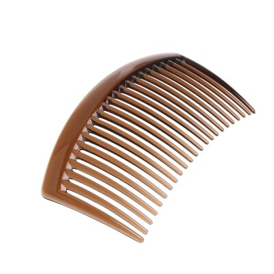 5 Teile/satz Handgemachte Kamm 23 Zahn Kunststoff Headwear Haar Zubehör Frauen DIY Clip: Braun