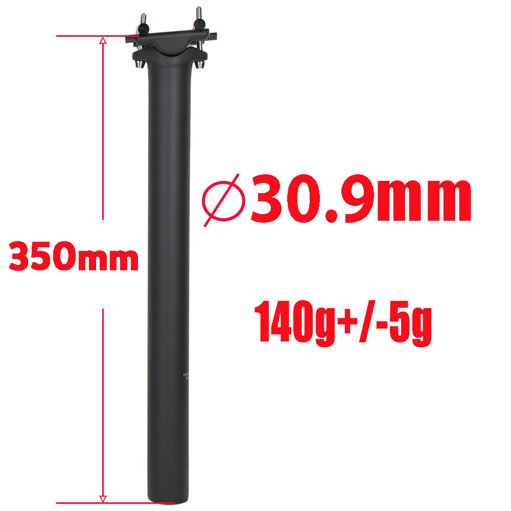 ELITA ONE Carbon Seat Post 27.2/30.9/31.6mm MTB/Road Biike Carbon Fiber Seatpost Titanium Screws Light 130g Seat Tube: PURPLE