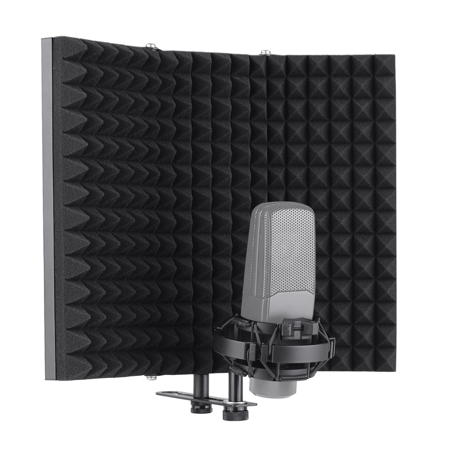 Professionele Studio Opname Microfoon Isolatie Shield Pop Filter Microfoon Wind Screen Met Hoge Dichtheid Eva Foam Geluid