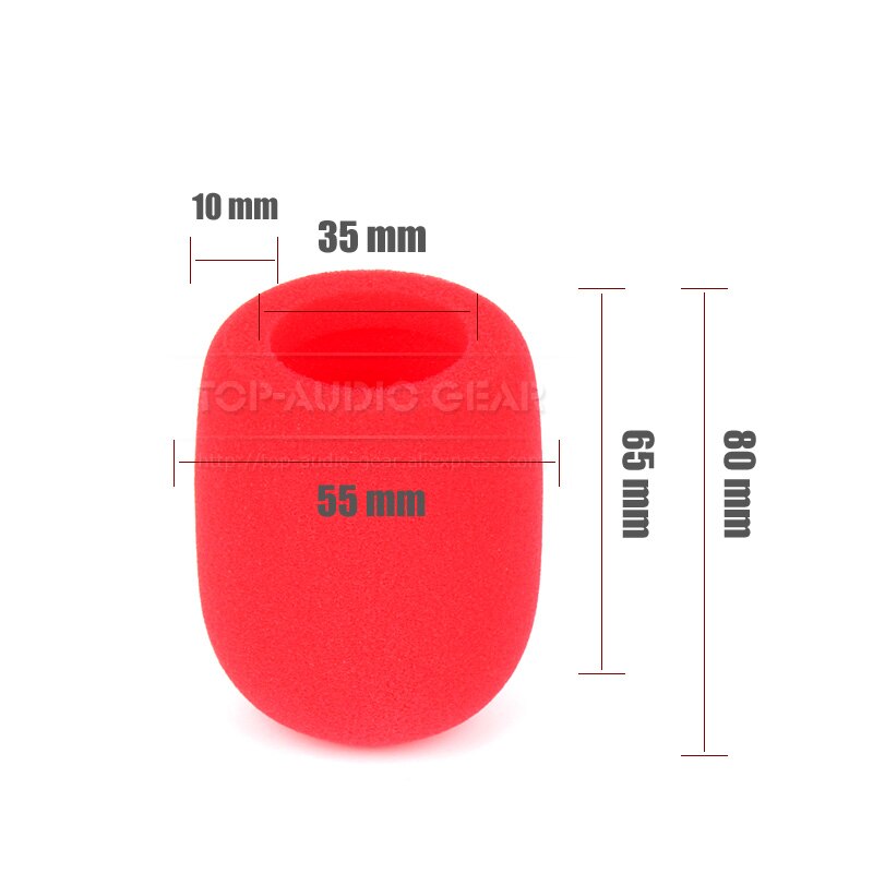 Handheld Microphone Windshield Sponge Cover Foam Pop Filter For Shure Beta 58A 57A 87A SM58SK SM 58S 58SLC Hand Mike Windscreen