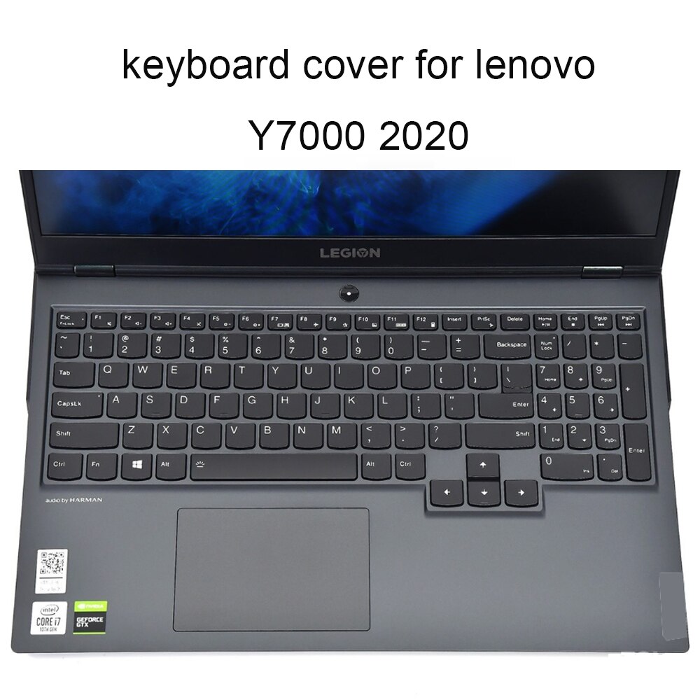 keyboard covers for Lenovo Legion 5 15ARH05 R7000 Y7000 15.6 inch clear silicone anti dust TPU Protector cover  : Default Title