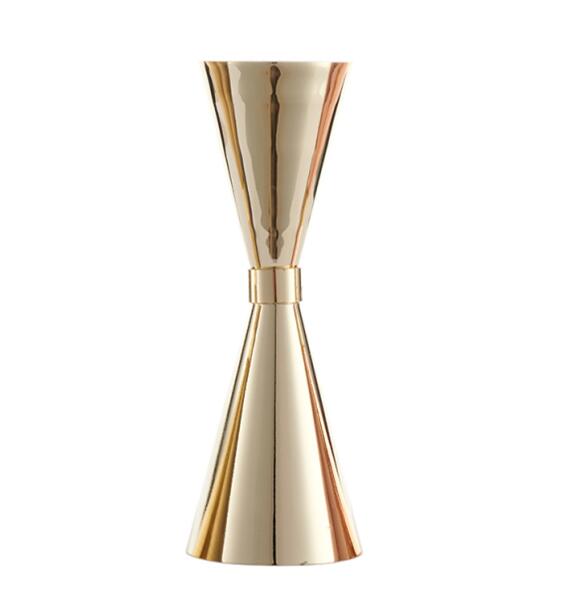 1oz/2oz Jiggers Japanese Measuring Cup Tools Bar Measure Cocktail Jigger Bar Tools Bar Accessories: golden