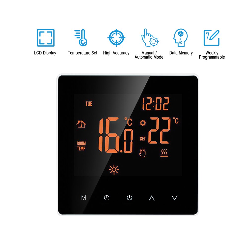 Wi-Fi Smart Digital Temperature Thermostat Control... – Grandado