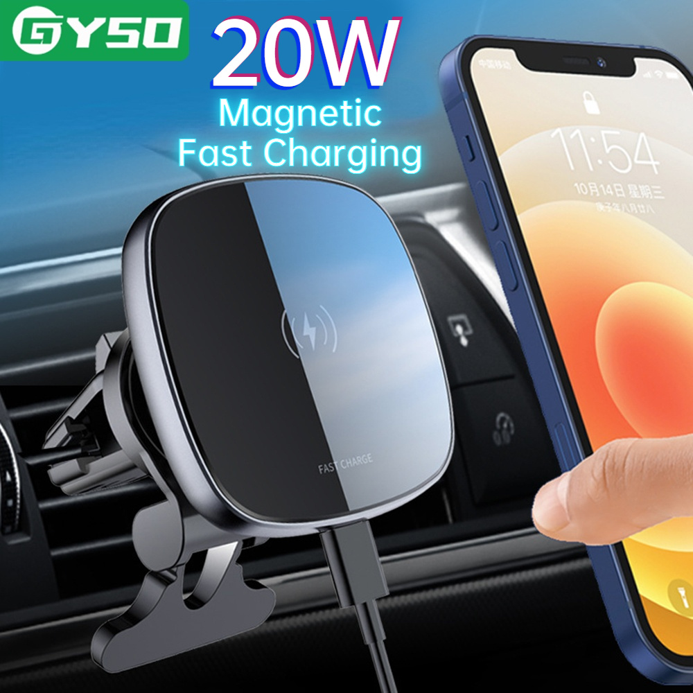 Magnetic Car Wireless Charger For iPhone 15 14 13 12 Pro Max mini 14 Plus Mobile Phone Chargers 20W Fast Charging Stand