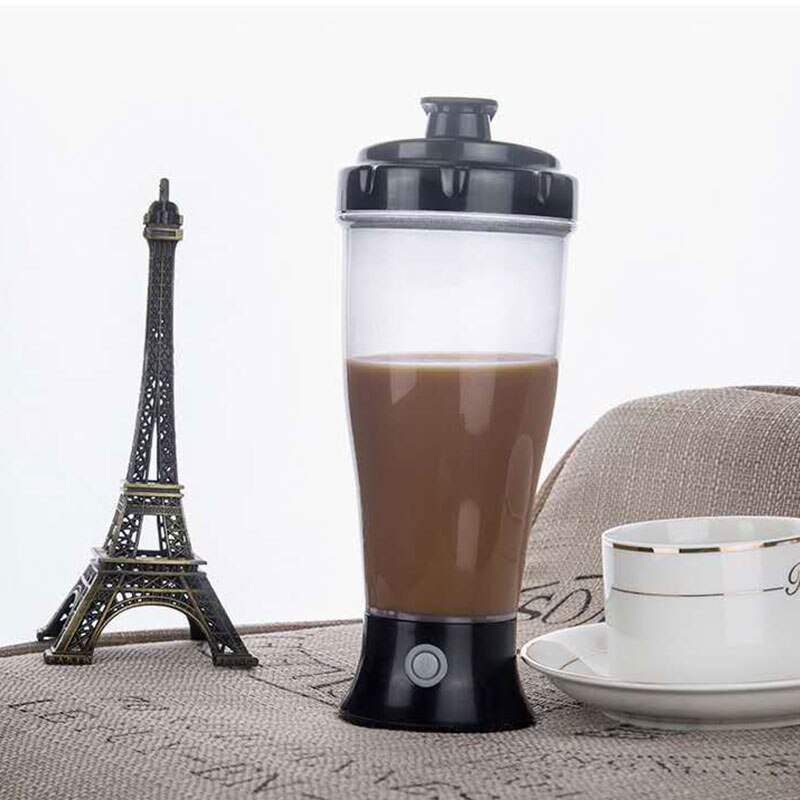 Transparent Coffee Automatic Self Stirring Mug Coffee Mixing Mug Plastic Thermal Cup Electrical Lazy Double Insulated Smart Cup