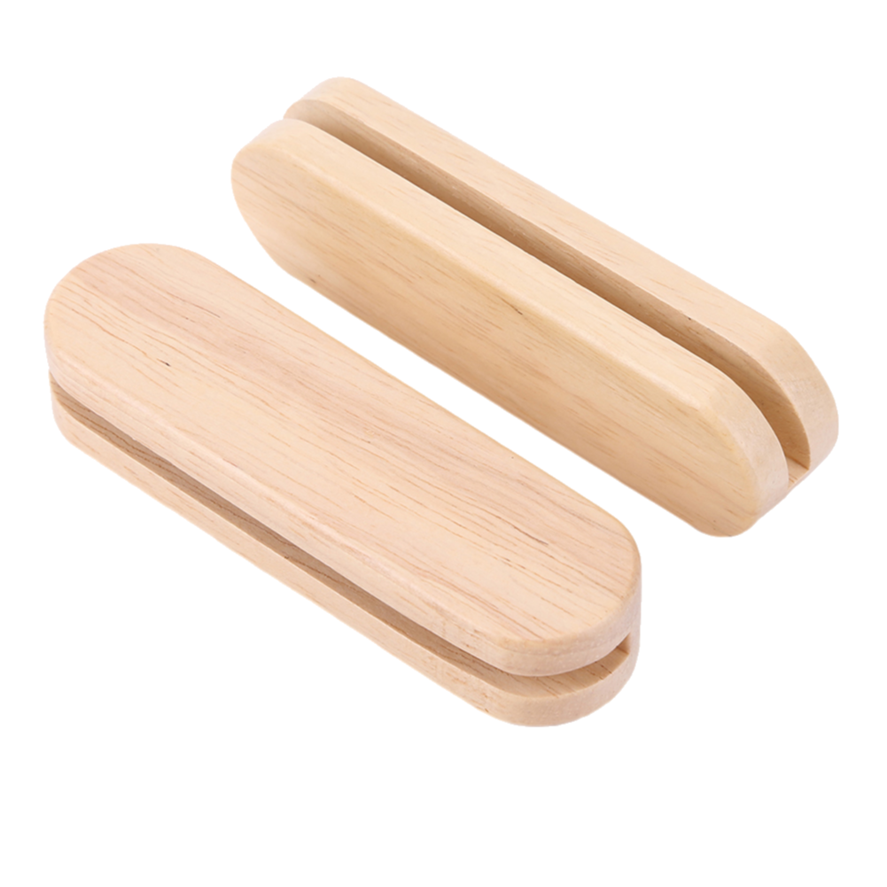 2-20pc Massivholz Grill pfanne isolierter Griff hitze beständiger tragbarer Grill platten griff für Kochgeschirr Saucen pfanne Bratpfanne: WHITE