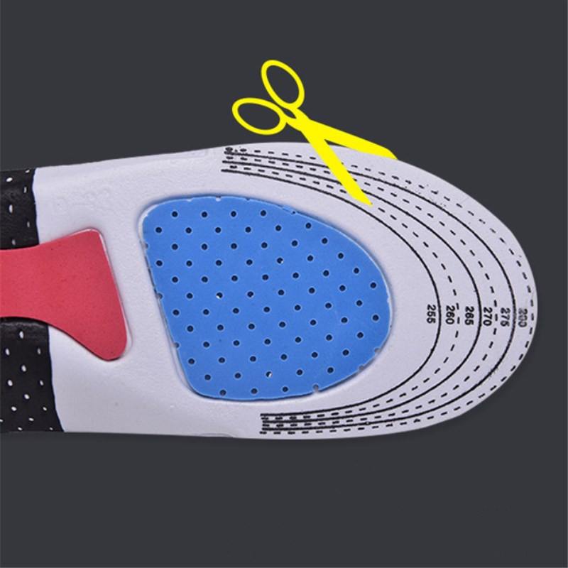 Gel Silicone Insoles Running Foot Care Insole Orthopedic Fascitis Plantar Heel Sports Shoes Pads For Male Outdoor Camping Hiking