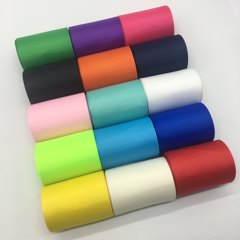 5Yards 3" 75mm Grosgrain Ribbon Bow Hair Party Wedding Christmas Decoration DIY Wrapping