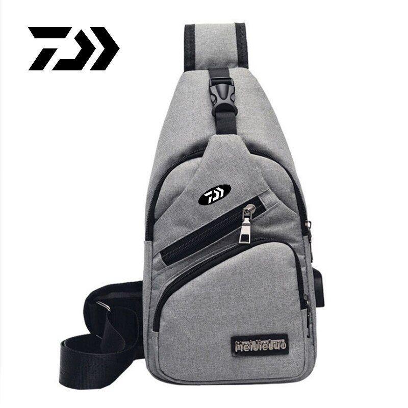 Daiwa Vissen Messenger Bag Mannen Outdoor Vissen Nylon Schoudertas Modieuze Multifunctionele Leisure Messenger Bag: Photo Color2