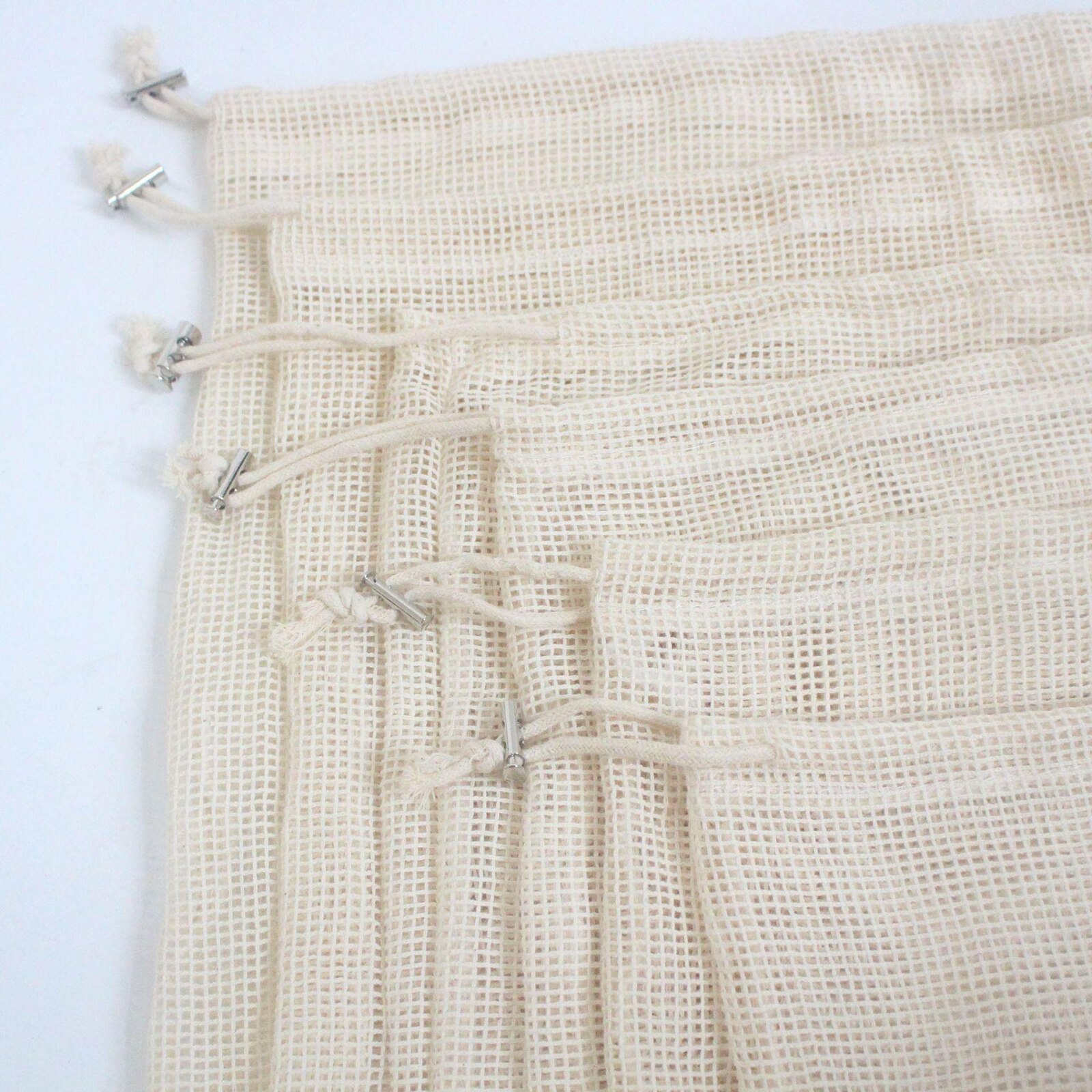 Cotton Mesh Vegetable Bags Produce Bag Zero-waste Storage Bag for Kitchen