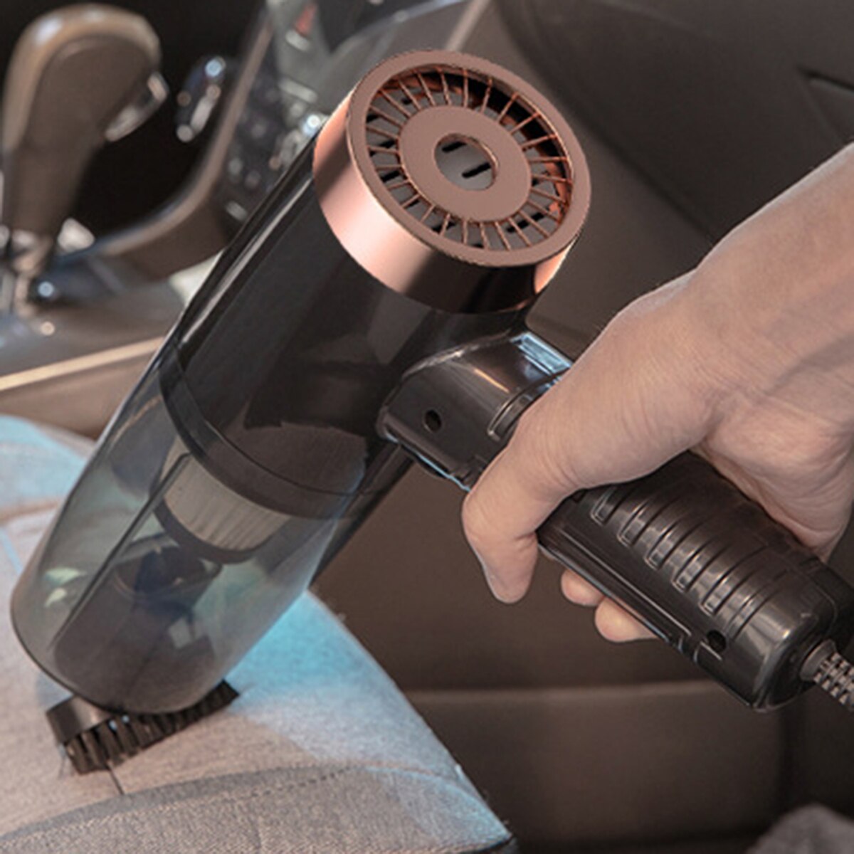 Auto Mini Handheld Staubsauger 120W Nassen und Trockenen Dual Verwenden Staubsauger mit Licht Aromatherapie