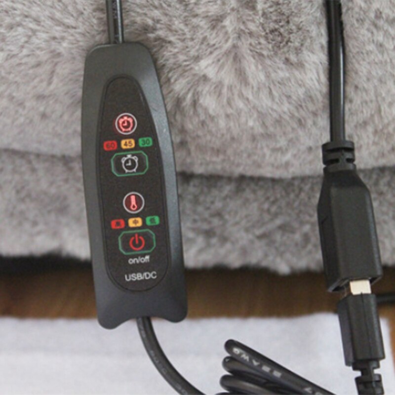 Elektryczny podgrzewacz nożny USB wbudowany podgrzewacz czasowy oszczędzanie energii bezpieczny początek ciepła nakładka ochronna na buty poduszka elektryczna stóp (1 para)