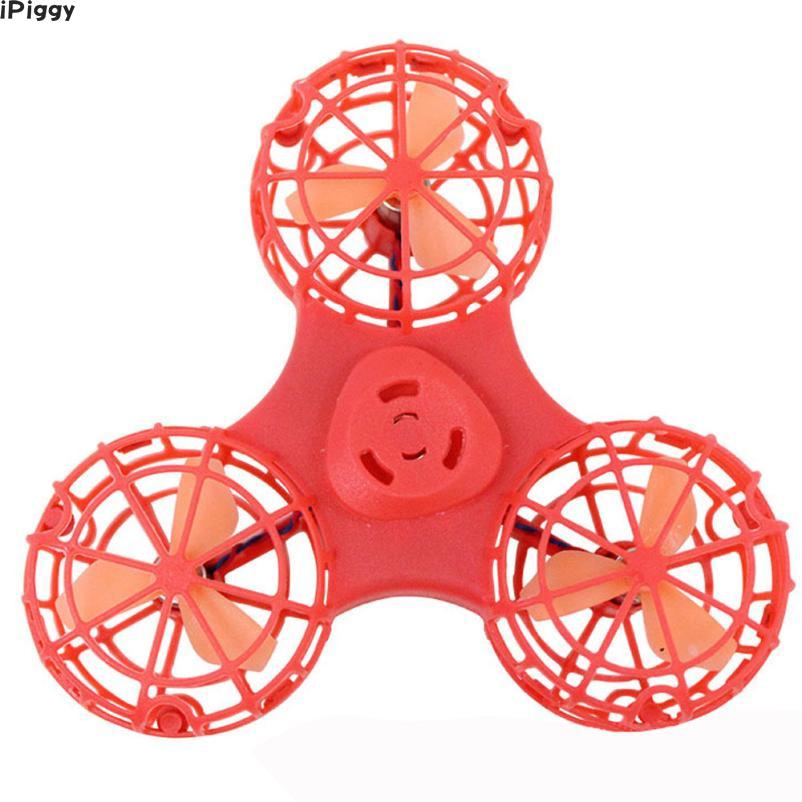 IPiggy Pressure Reliever Mini Speelgoed Drone Vliegende Fidget Spinner Darts Oplaadbare Automatische Draaibare Gyroscop Speelgoed