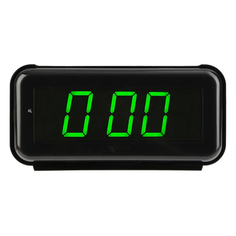 LED Digital Dispaly Modern Clocks Snooze Alarm Clock Timer 24 Hour Desk Table Desktop Office Clock: Green