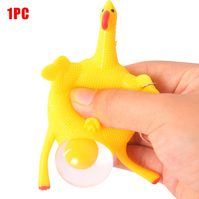 60mm Stress Relief Kugeln für Kinder Und Erwachsene Anti Stress Ball Farbwechsel Reißen-Beständig Ungiftig BPA FREI Weiche Stretchy Spielzeug: Hen