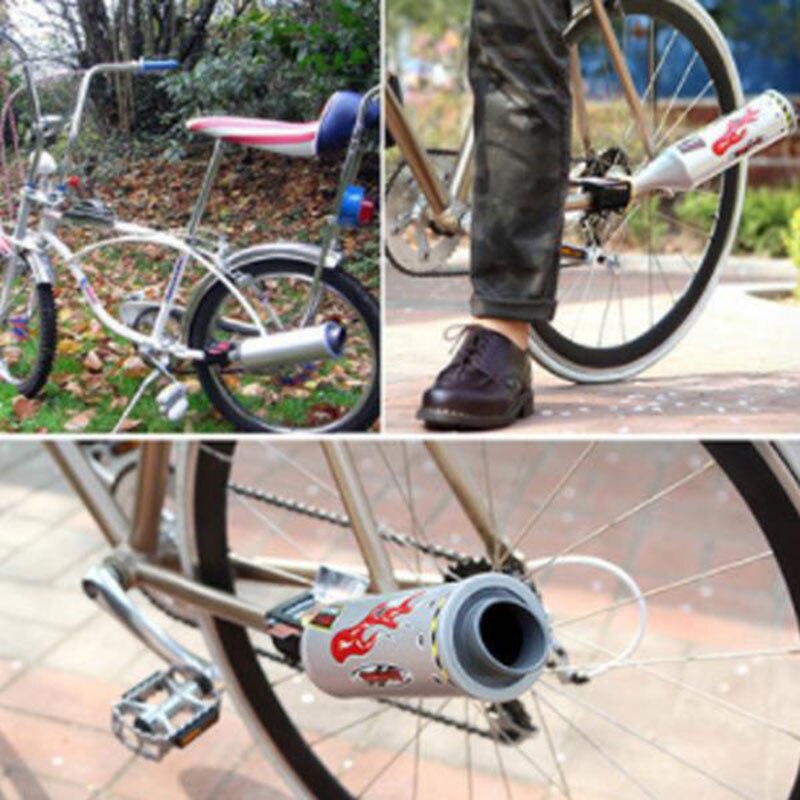 Tubo de escape para bicicleta de montaña, tubo de escape de turbina, sonido salvaje, herramientas de ciclismo para BMX