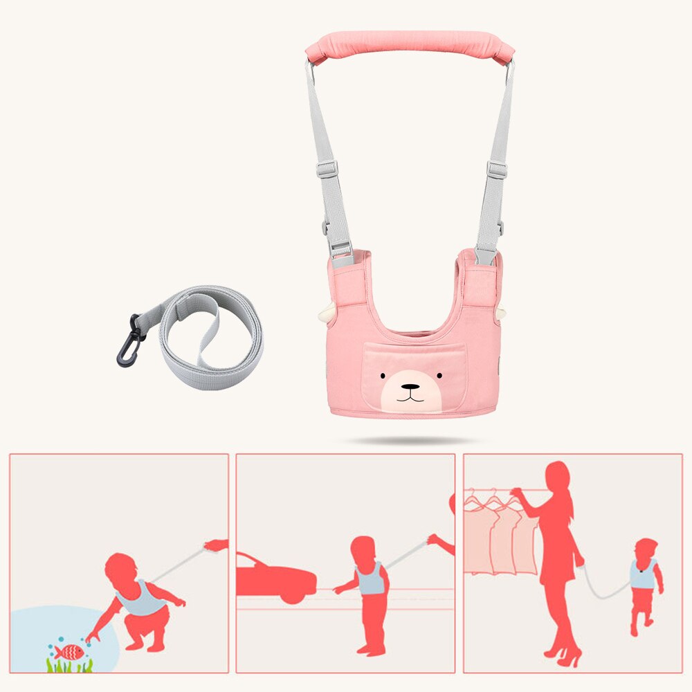 Corde d&#39;apprentissage pour bébé, ceinture de marche pour bébé, pour garçon et fille, Anti-chute, à double usage, corde de Traction artefact
