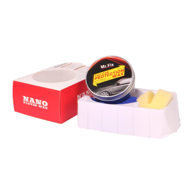 Cire de Carnauba solide 3 en 1, 120ml, pour l&#39;entretien de la voiture, pour la protection et le glaçage longue durée, douce, TSLM1: Default Title