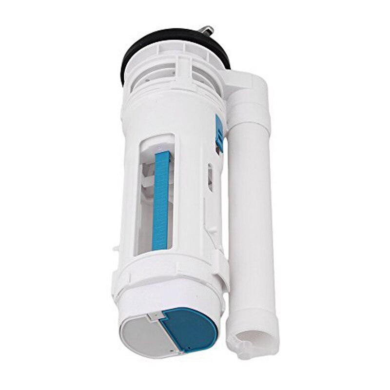 White Toilet Cistern Dual Flush Push Button Valve 25cm Height Fit for Drain Diameter 65-75mm