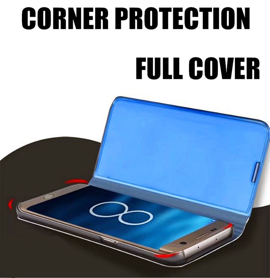 For samsung note 10 lite Case Smart Mirror Flip Case For samsung Galaxy note 10 plus note10 light book phone Cover fundas coque