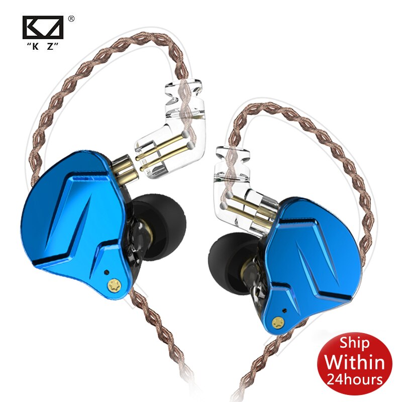 Kz zsn pro 1ba+1dd hybrid øretelefon headset hifi øretelefoner i øret monitor øretelefoner sport til asx zax zsx  zs10 as10 zst  s2 s1 as16