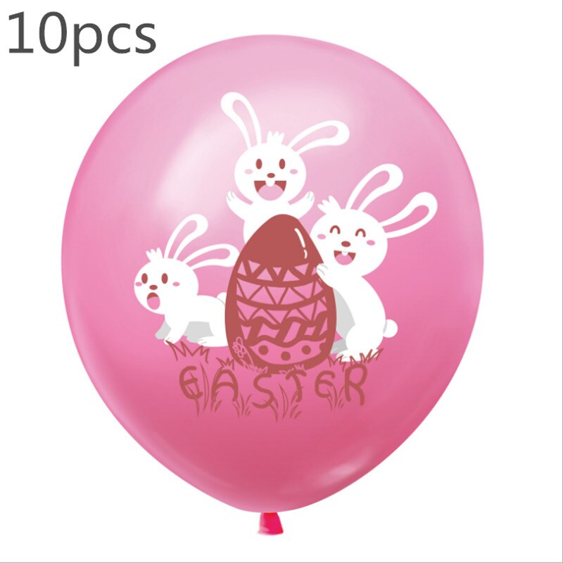 12- tommer gummiballoner sæt tegneserie kanin påske fest dekoration forsyninger: 7