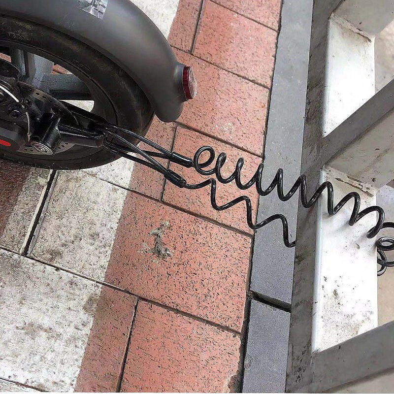 Anti-Diebstahl Rabatt Bremsen sperren mit Draht für M365 Elektrische Rolle Skateboard Räder sperren Rabatt Bremse Kickscooter