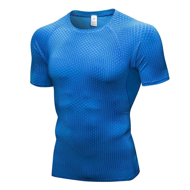 Quick Compression Men quick dry compression t shirt short sleeve fit... – Grandado