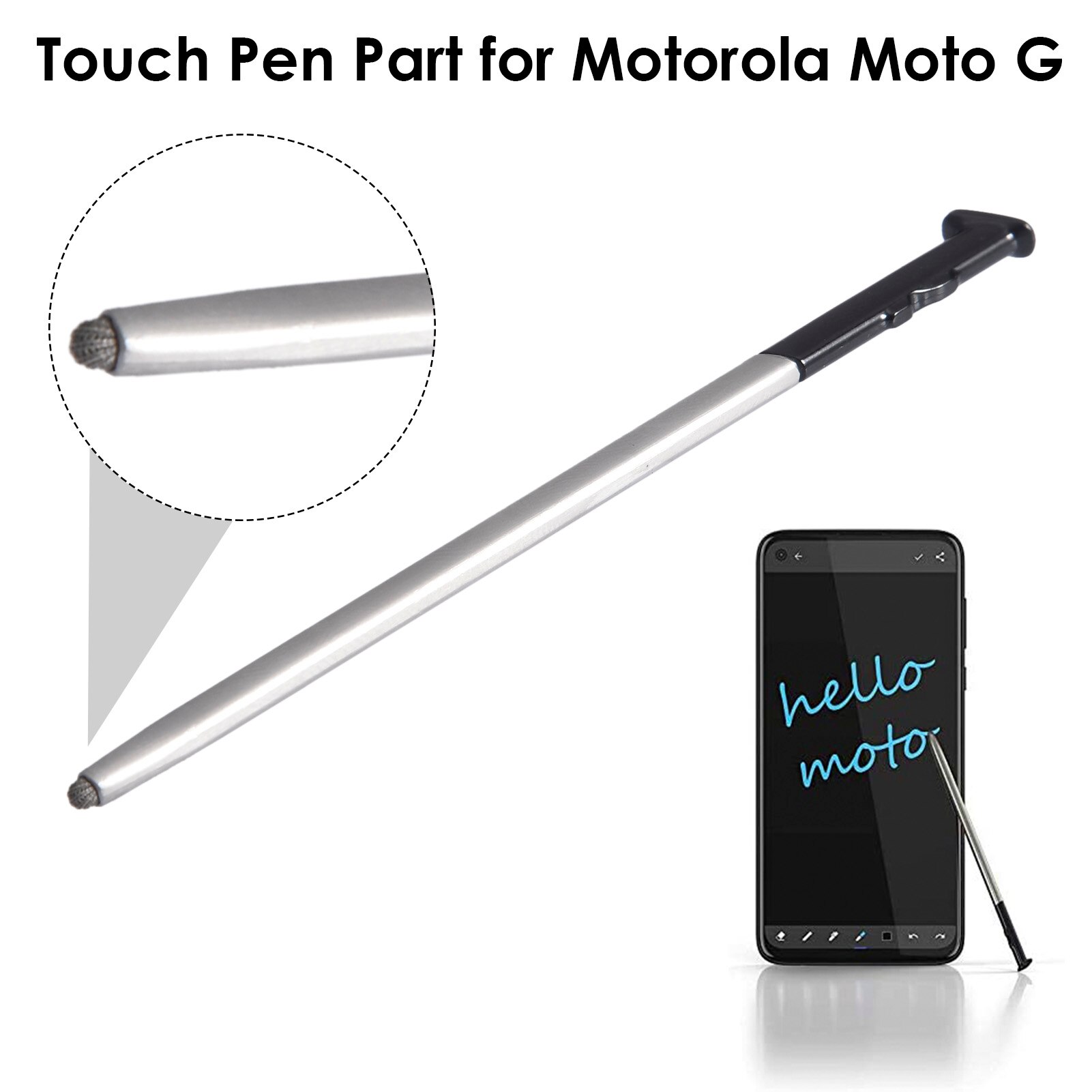 Alta puntero de precisión pluma Lápiz de pantalla táctil de reemplazo para Moto G pantalla táctil capacitiva bolígrafo del teléfono para Moto G