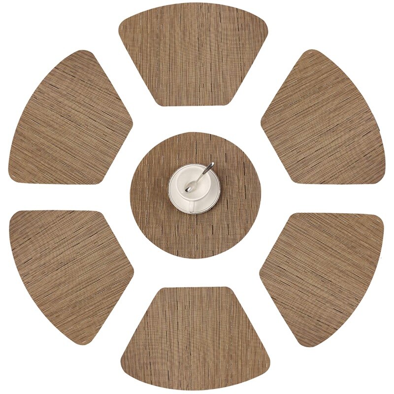 Ronde Placemats Voor Ronde Tafel Wig Keuken Plaats... Grandado