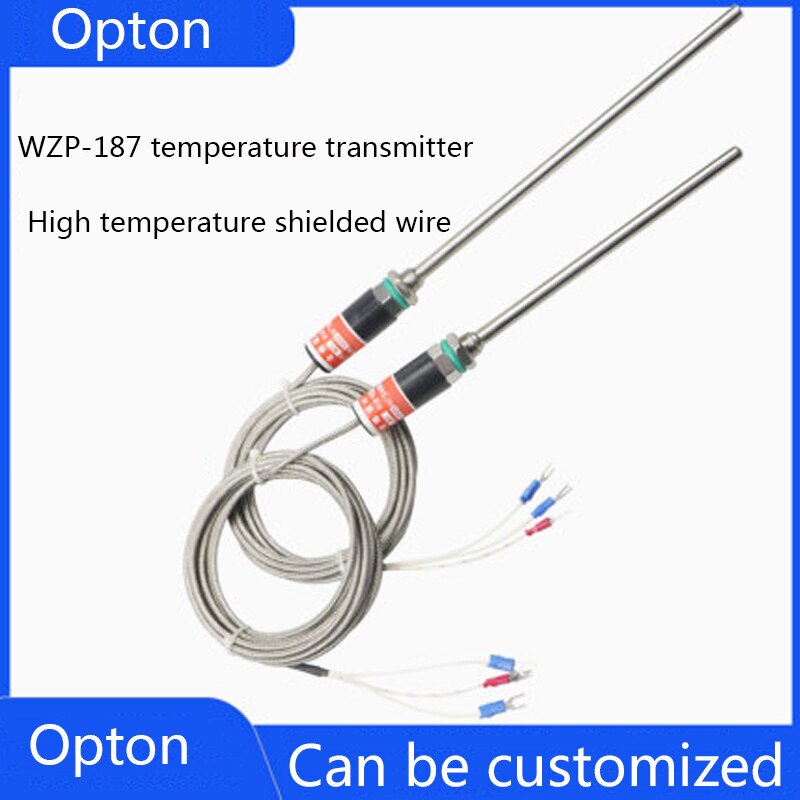 Pt100 temperature sensor platinum thermal resistance WZP-187 waterproof temperature probe K/E type thermocouple temperature sens