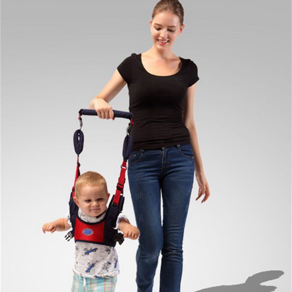 Baby læring gåbælte baby rollator småbørn reb dreng pige sæde gang anti-fald bælte baby dobbelt-brug børn trækreb artefakt