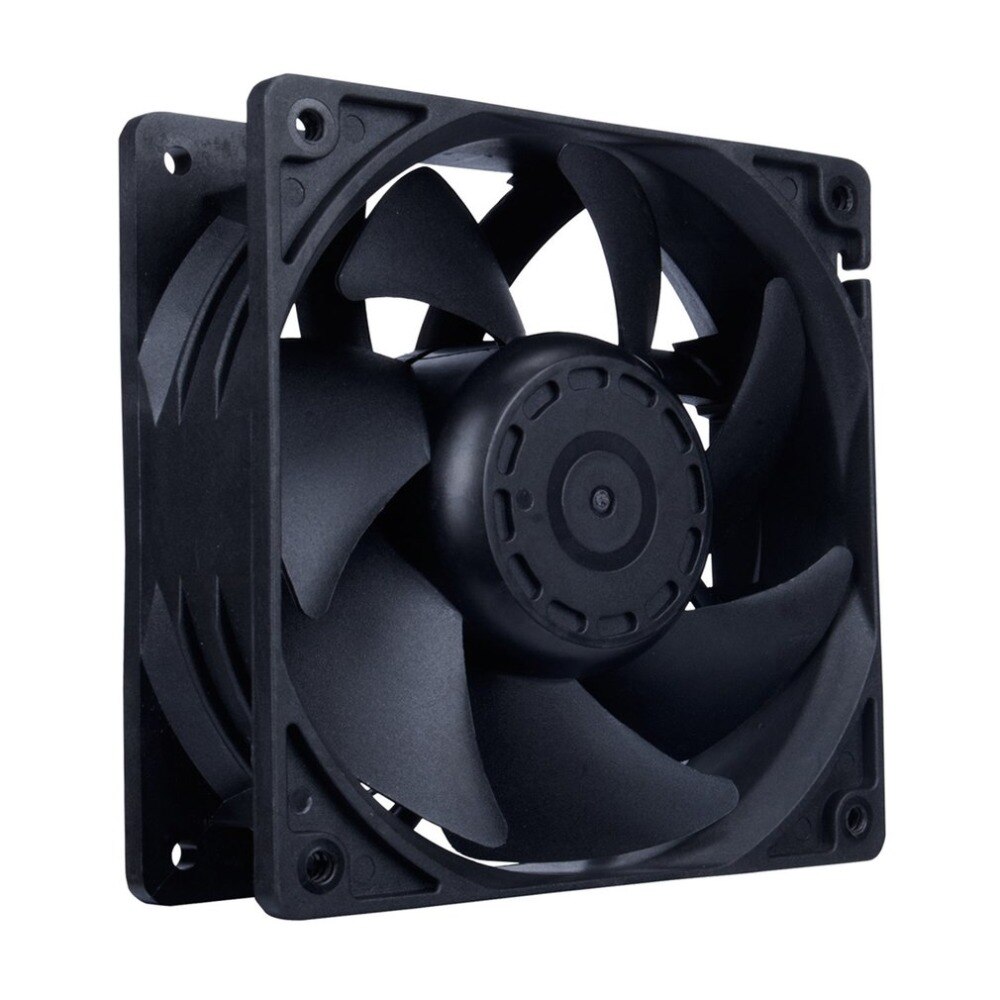 12V 4000RPM 7-Blade Mining Machine Cooling Fan 120MM Portable Ventilation Fan Miners Power Supply Radiator Fan