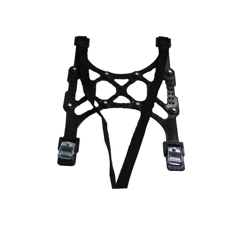 Auto Sneeuw Ketting Dubbele Gesp Sneeuwketting Sneeuw Tire Pees Verdikking Anti-Slip Universele Emergency Sneeuwketting: Black